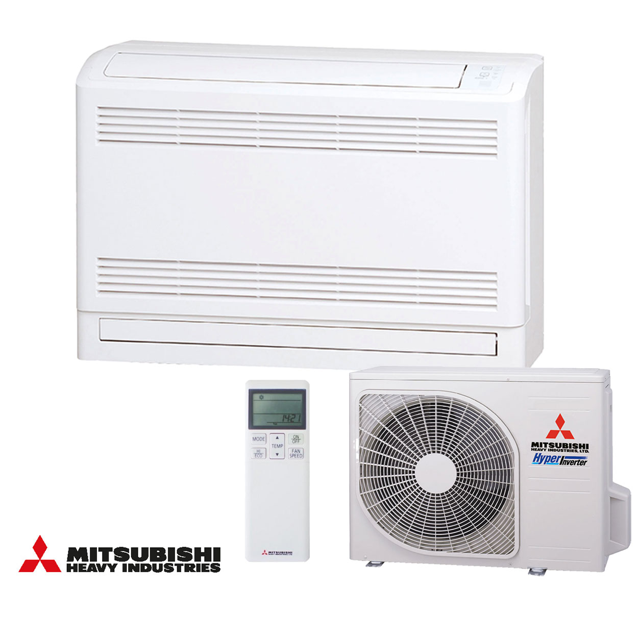 Complete set vloermodel airconditioning Airconditioning
